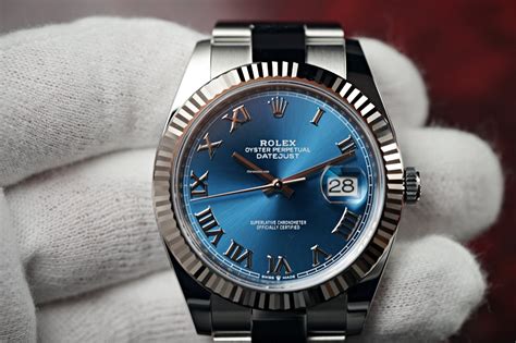 mens rolex oyster perpetual datejust blue roman|rolex datejust price chart.